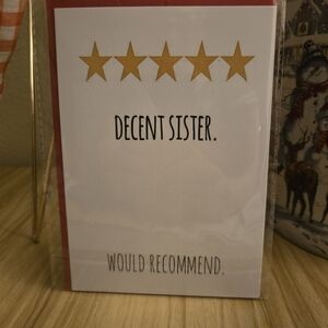 Funny Greeting Card with Gold Stars